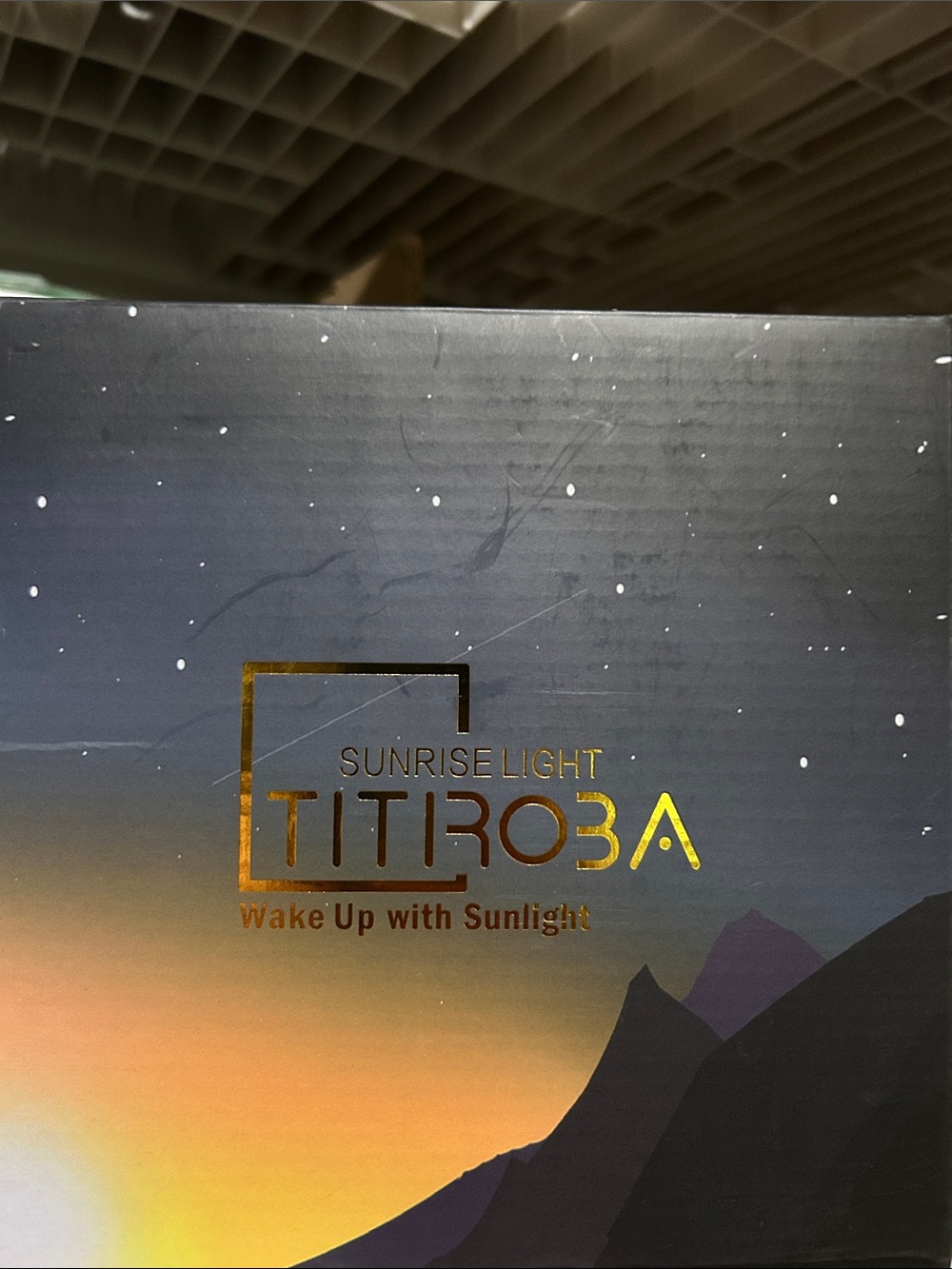 TITROBA Sunrise Light Alarm Clock - Gradient Sunset Design